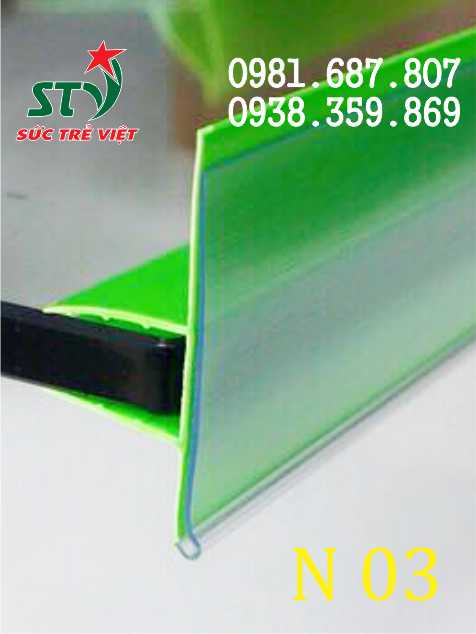 Nẹp nhựa siêu thị